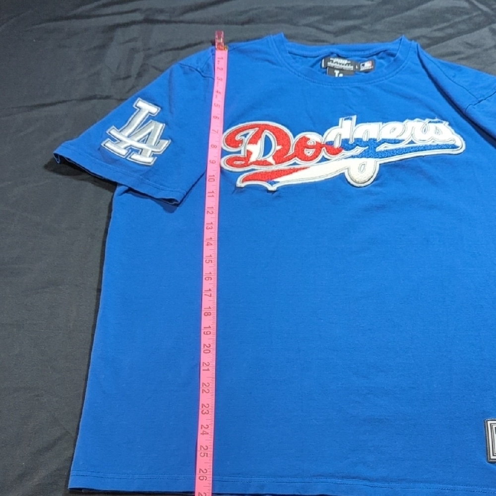 PRO STANDARD Blue Dodgers Women's Jersey, Amazing Patches. Large - Picture 7 of 14